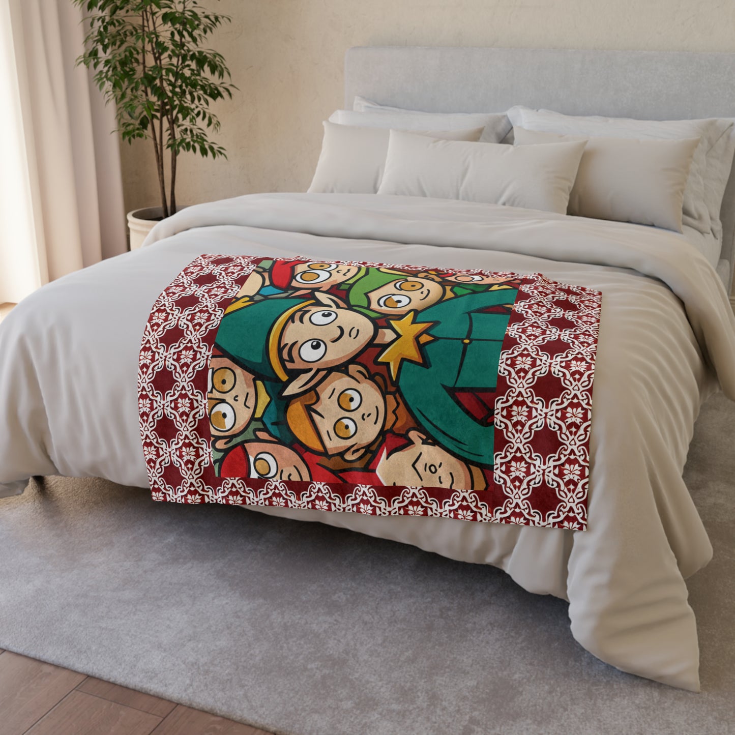 Christmas Elf - Soft Polyester Blanket
