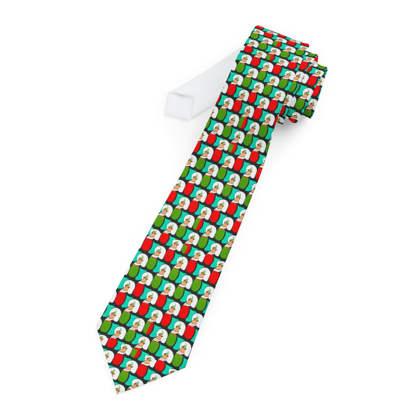 Christmas Elf - mermaid pattern Necktie