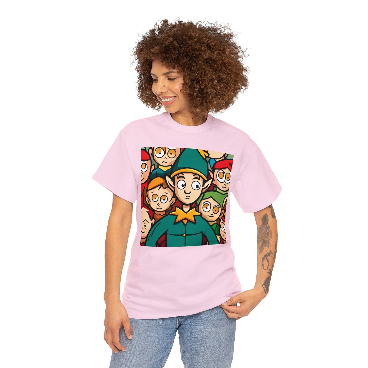 Scared Elf - Heavy Cotton Tee