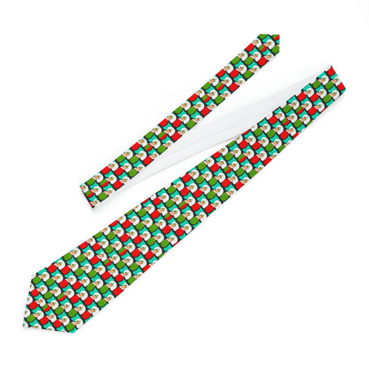 Christmas Elf - mermaid pattern Necktie