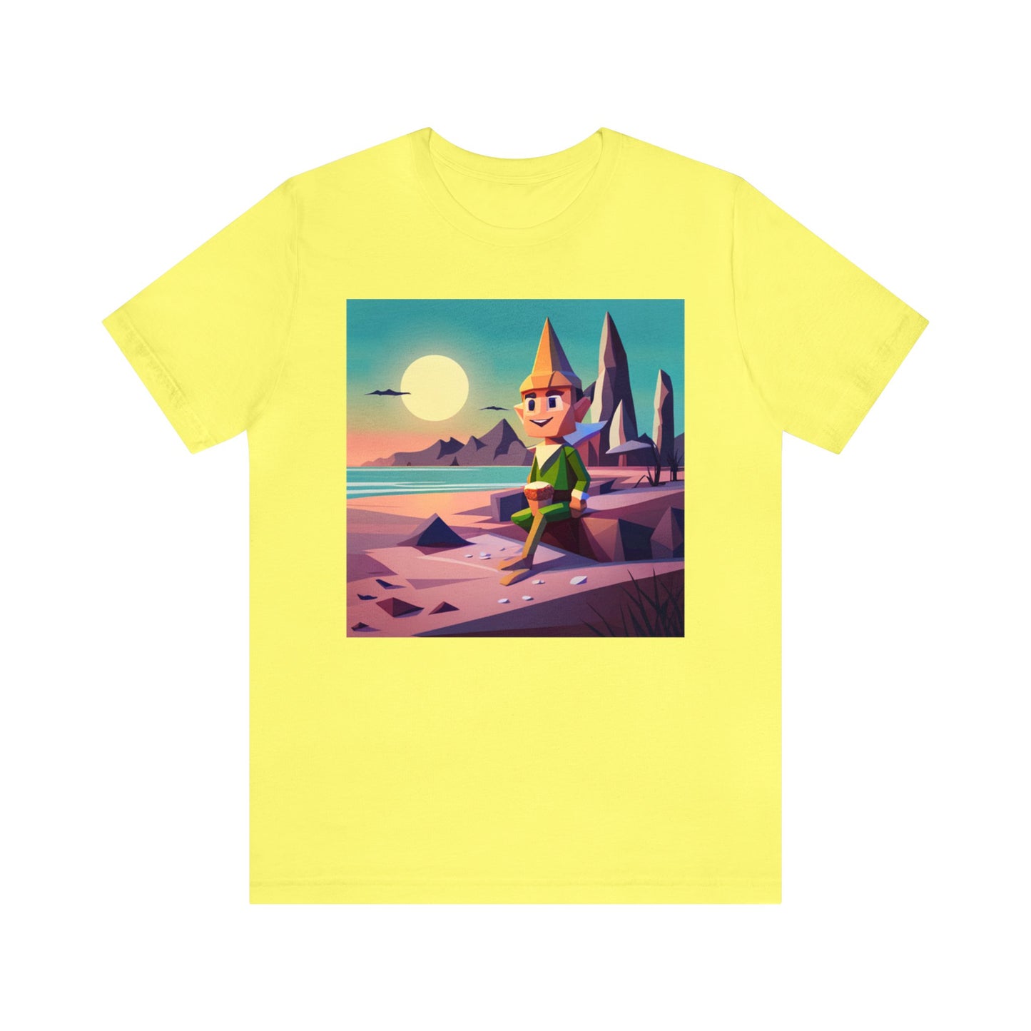 Elf On Beach - Short Sleeve Tee