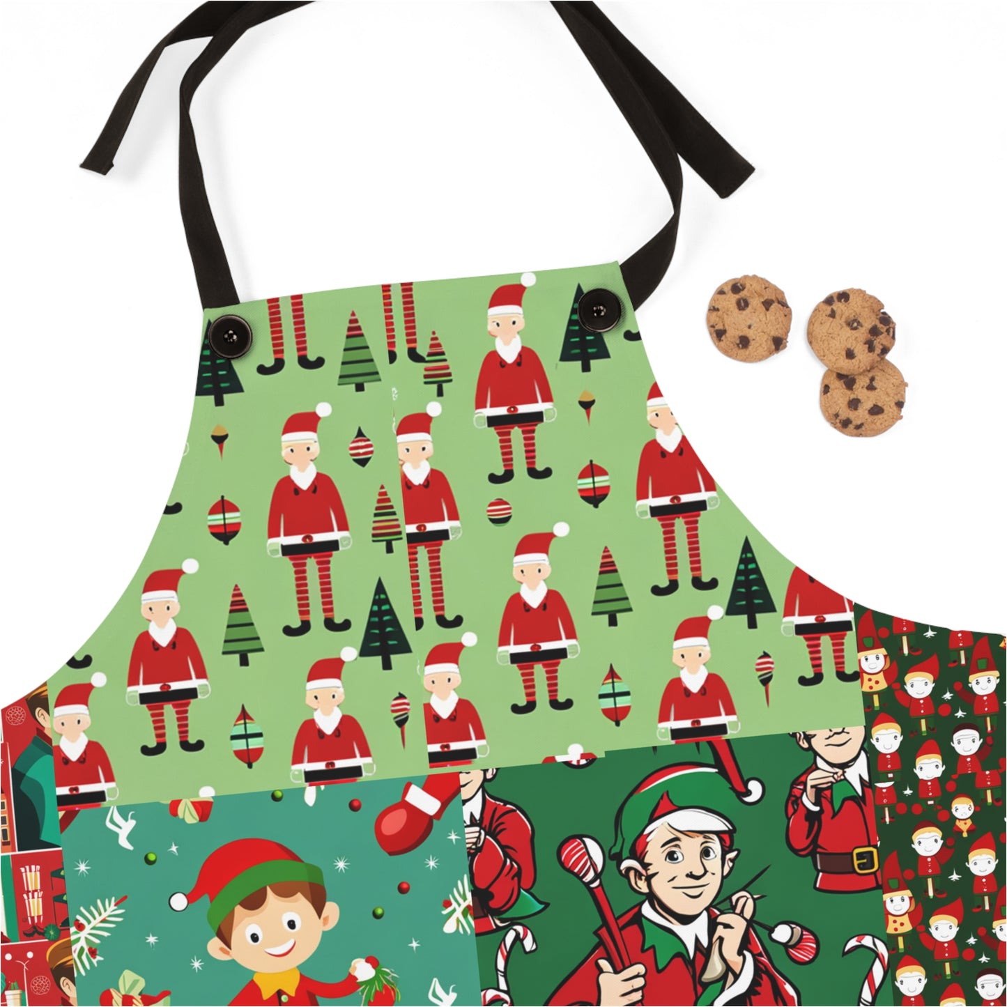 Christmas Elf Patch Apron (AOP)