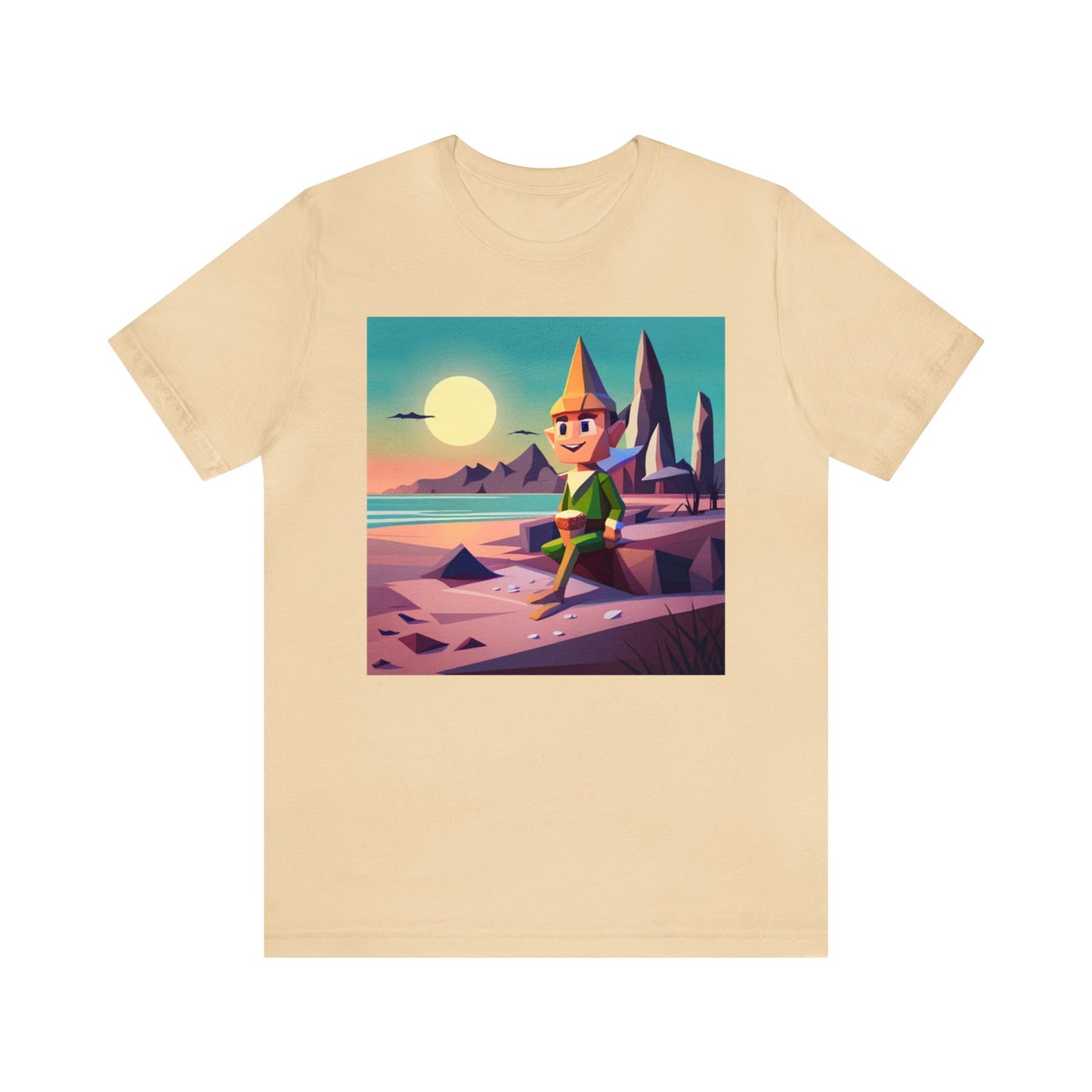 Elf On Beach - Short Sleeve Tee