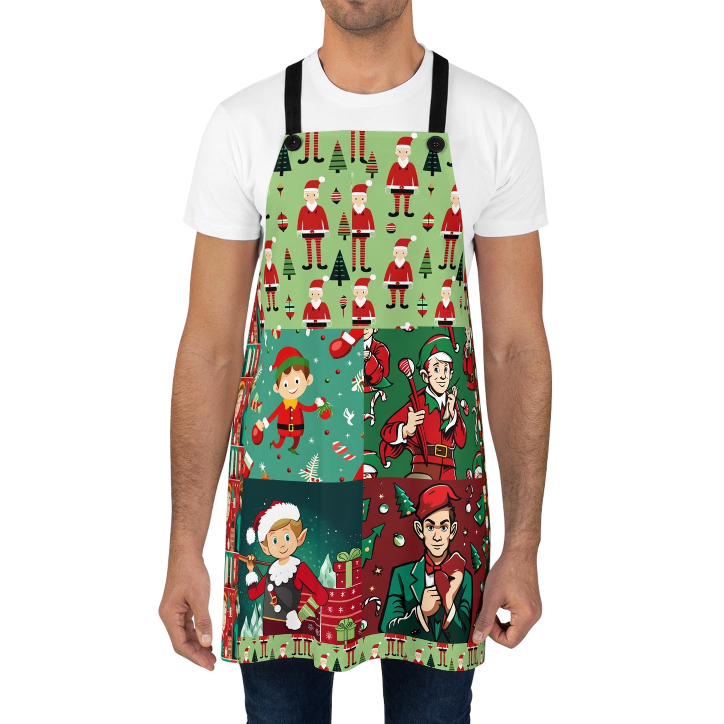 Christmas Elf Patch Apron (AOP)