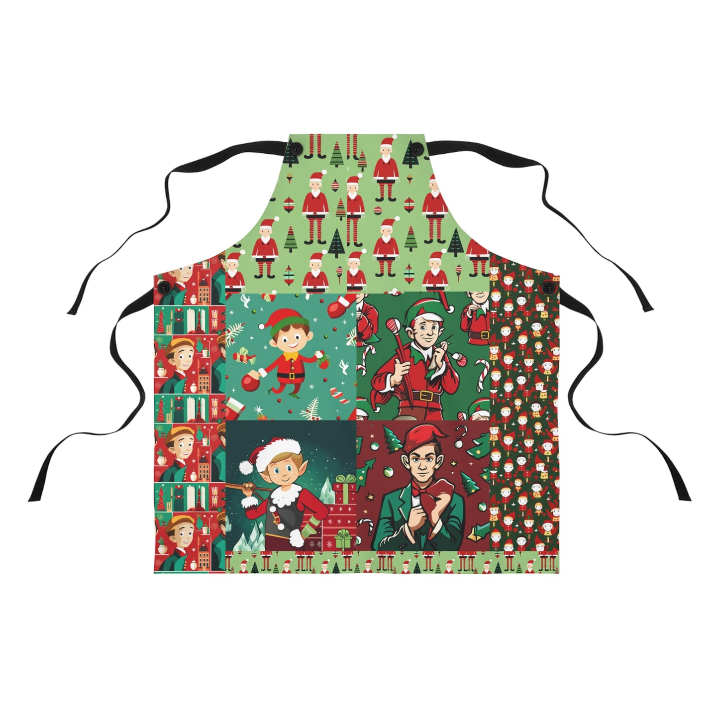 Christmas Elf Patch Apron (AOP)