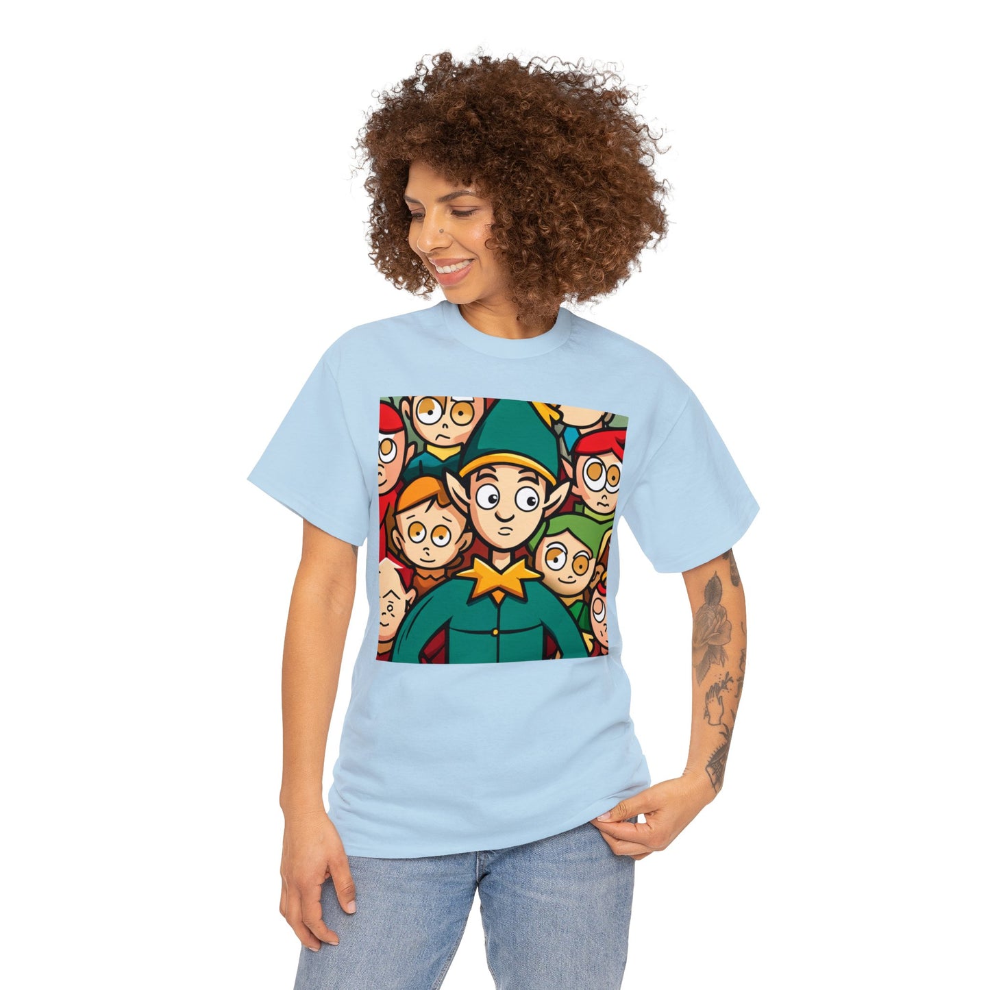 Scared Elf - Heavy Cotton Tee