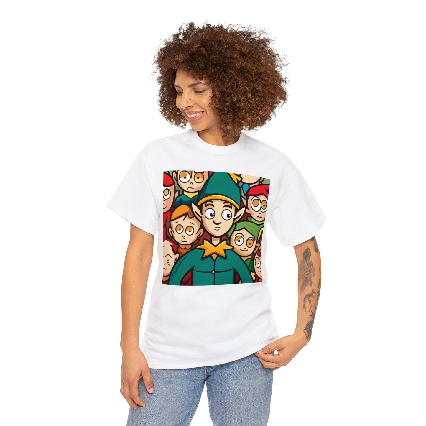 Scared Elf - Heavy Cotton Tee