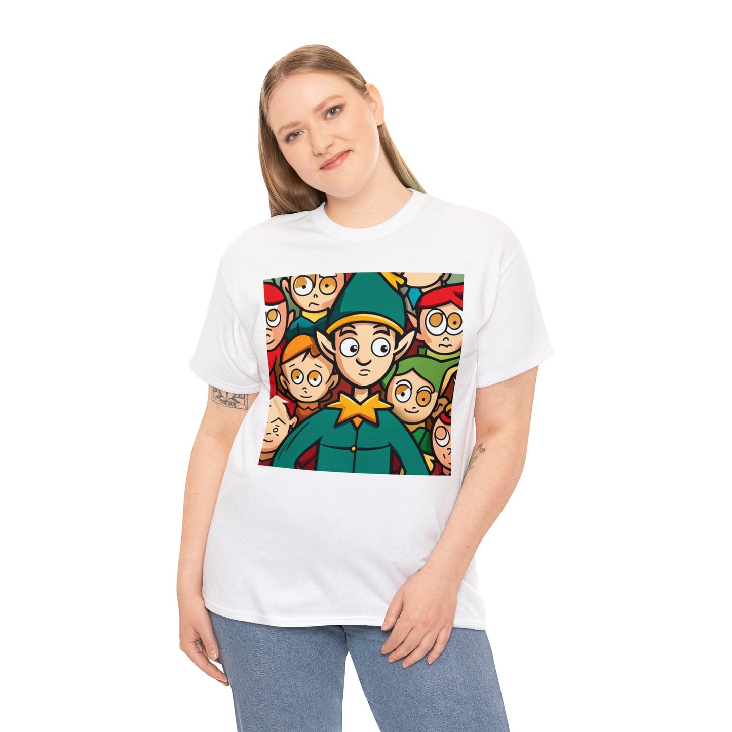 Scared Elf - Heavy Cotton Tee