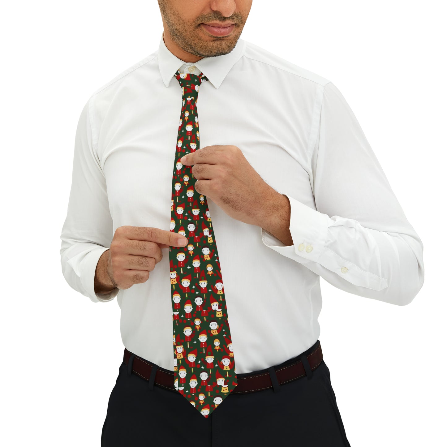 Cute Elf Themed Necktie