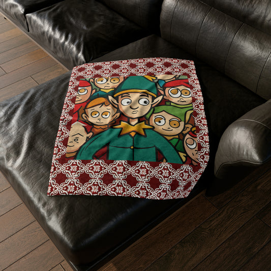 Christmas Elf - Soft Polyester Blanket
